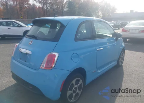 2015 Fiat 500E Battery Electric из США, поврежденный, VIN 3C3CFFGE6FT756576